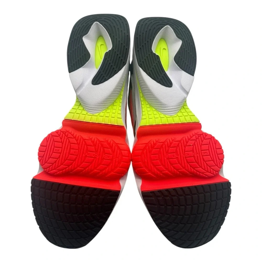 Nike Air Zoom Division‎ Shoes Mens Sz 8 Black/Flash Crimson/White Volt Sneakers